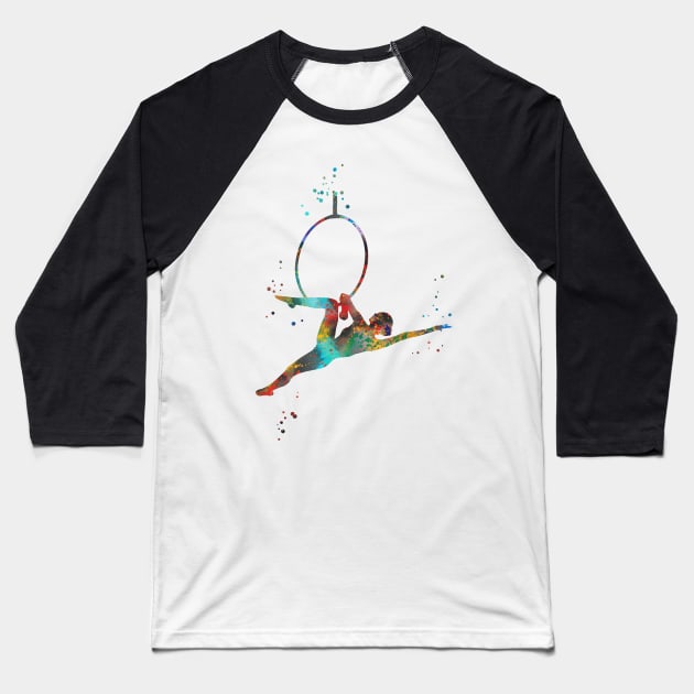 Aerial hoop, lyra Baseball T-Shirt by RosaliArt
